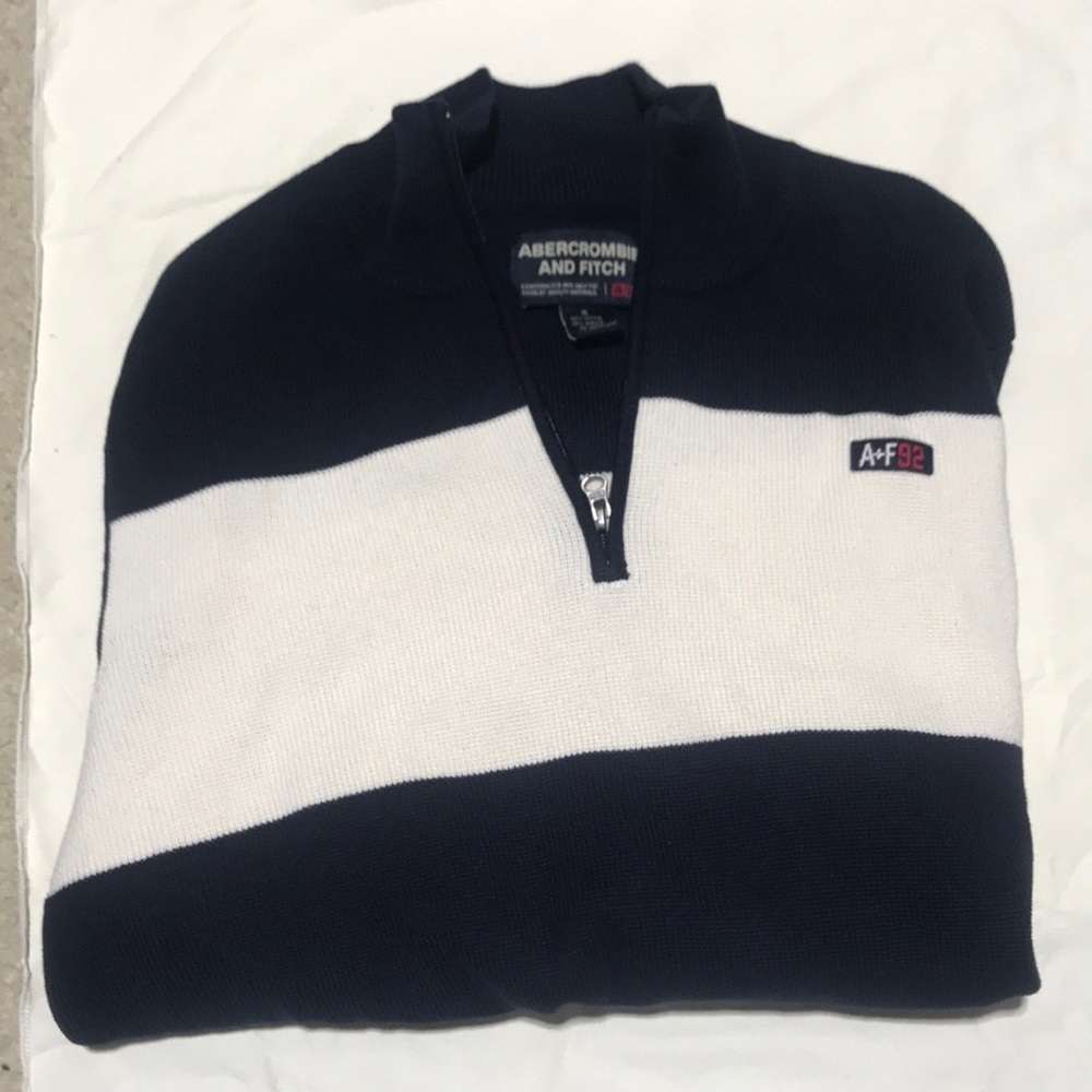 Abercrombie & Fitch quarter zip-up sweater XL